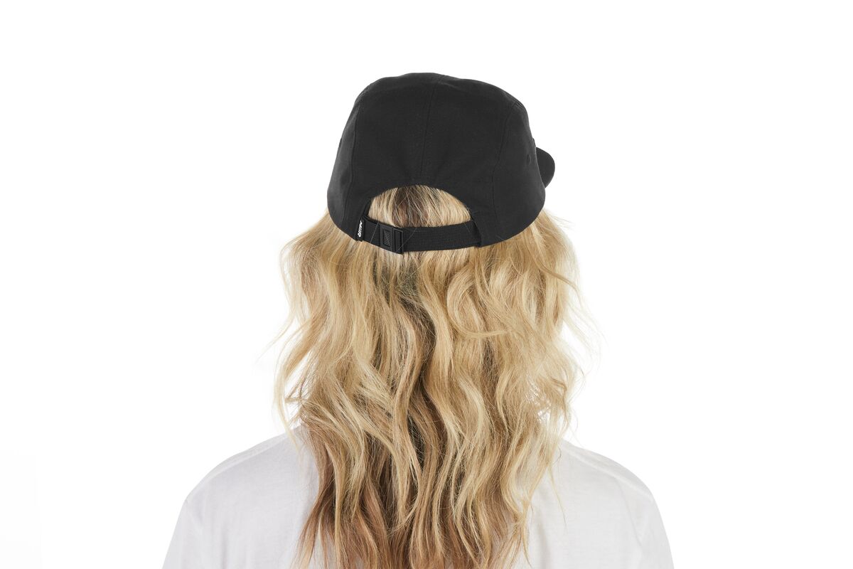 recycled-poly-flat-brim-5-panel-hat-l5 WebPDP-HAT003002_Recycled_Poly_Flat_Brim_5Panel_Hat_Black_Studio_Harper_Studios_0723_Back__HAT003002OS.jpg